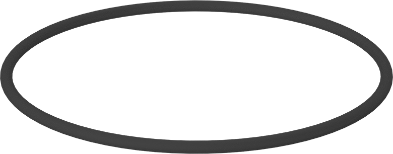 Kimyasala Dayanıklı Viton® Floroelastomer O-Ring, Kahverengi, 1/4 Kesirli Genişlik, Dash Numarası 446