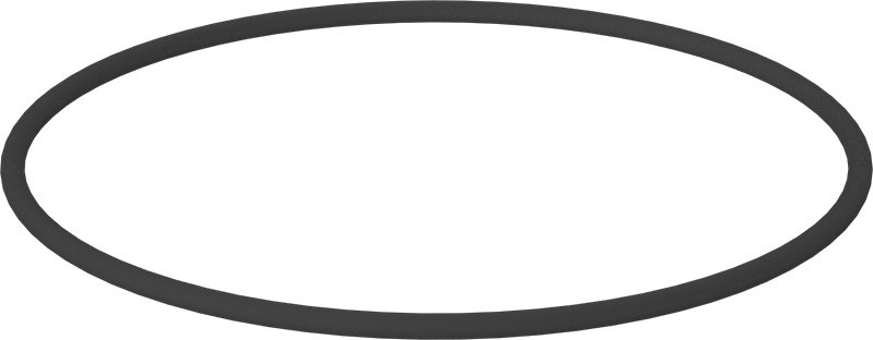 Kimyasala Dayanıklı Viton® Floroelastomer O-Ring, Kahverengi, 1/4 Kesirli Genişlik, Dash Numarası 448