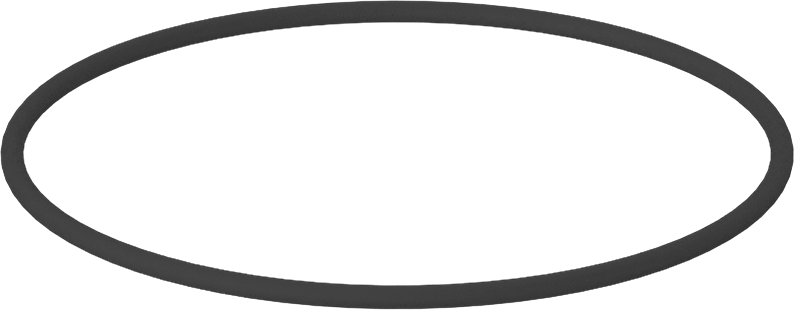 Kimyasala Dayanıklı Viton® Floroelastomer O-Ring, Kahverengi, 1/16 Kesirli Genişlik, Dash Numarası 036