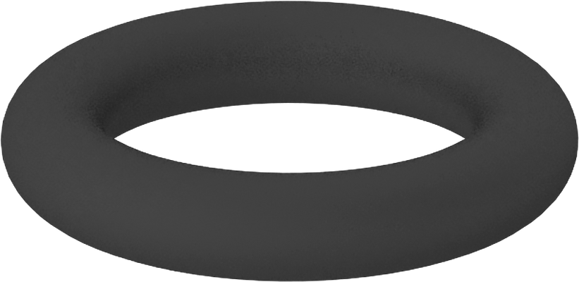 Kimyasala Dayanıklı Viton® Floroelastomer O-Ring, Kahverengi, 3/32 Kesirli Genişlik, Dash Numarası 110