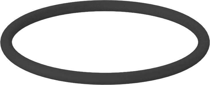 Kimyasala Dayanıklı Viton® Floroelastomer O-Ring, Kahverengi, 3/32 Kesirli Genişlik, Dash Numarası 131