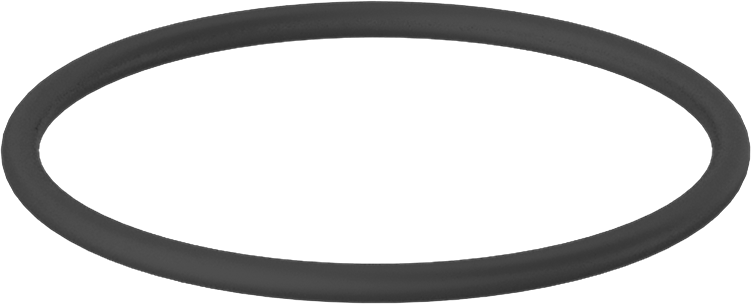Yağa Dayanıklı Sert Buna-N O-Ring, 3/32 Kesirli Genişlik, Dash Numarası 134
