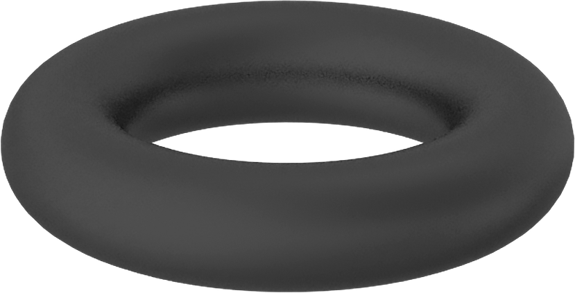 Yağa Dayanıklı Sert Buna-N O-Ring, 1/8 Kesirli Genişlik, Dash Numarası 204