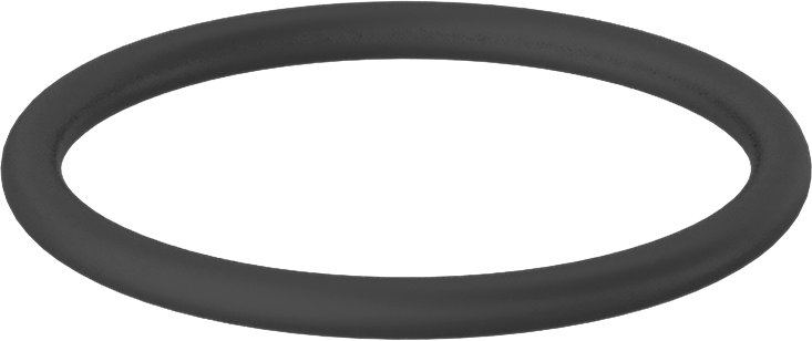 Yağa Dayanıklı Sert Buna-N O-Ring, 1/8 Kesirli Genişlik, Dash Numarası 223