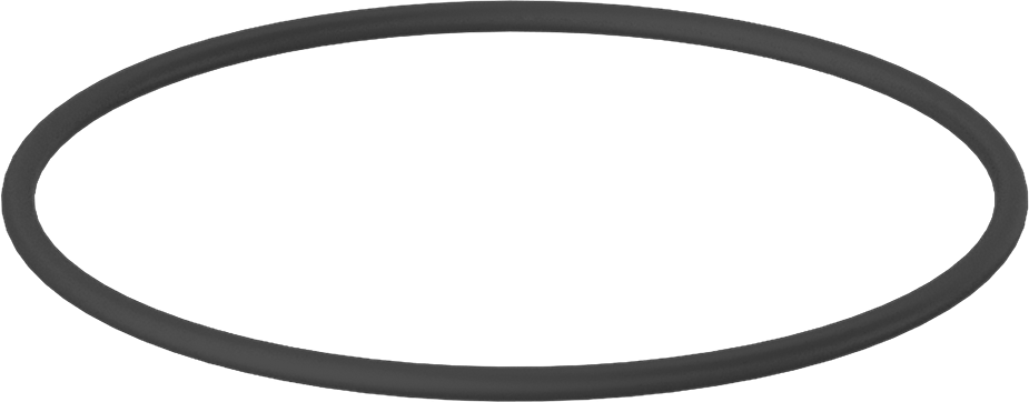 Yağa Dayanıklı Sert Buna-N O-Ring, 1/8 Kesirli Genişlik, Dash Numarası 243