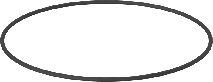 Yağa Dayanıklı Sert Buna-N O-Ring, 1/8 Kesirli Genişlik, Dash Numarası 263