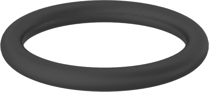 Yağa Dayanıklı Sert Buna-N O-Ring, 3/16 Kesirli Genişlik, Dash Numarası 325