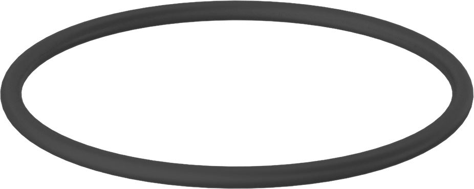 Yağa Dayanıklı Sert Buna-N O-Ring, 3/16 Kesirli Genişlik, Dash Numarası 348