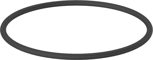 Yağa Dayanıklı Sert Buna-N O-Ring, 3/16 Kesirli Genişlik, Dash Numarası 354