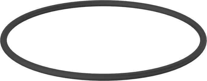 Yağa Dayanıklı Sert Buna-N O-Ring, 3/16 Kesirli Genişlik, Dash Numarası 362