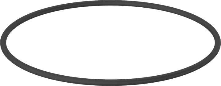 Yağa Dayanıklı Sert Buna-N O-Ring, 3/16 Kesirli Genişlik, Dash Numarası 367