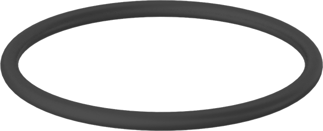 Yağa Dayanıklı Sert Buna-N O-Ring, 1/4 Kesirli Genişlik, Dash Numarası 425