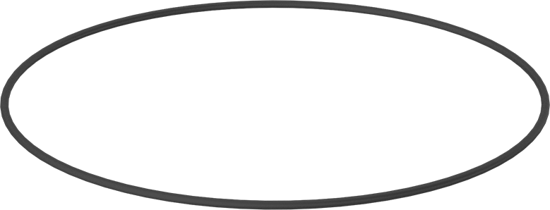 Yağa Dayanıklı Sert Buna-N O-Ring, 1/8 Kesirli Genişlik, Dash Numarası 271