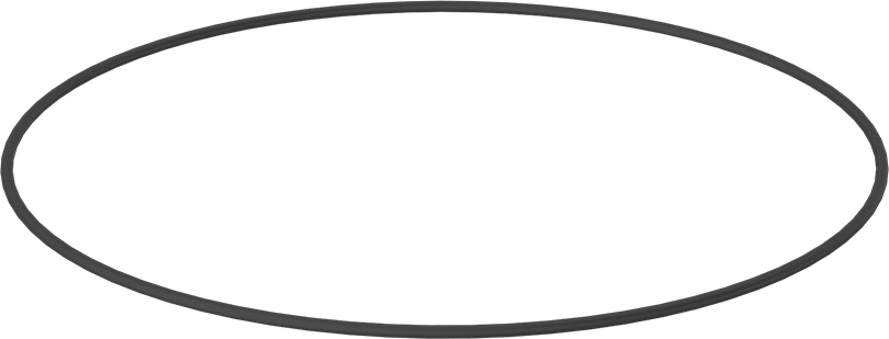 Yağa Dayanıklı Sert Buna-N O-Ring, 1/8 Kesirli Genişlik, Dash Numarası 274