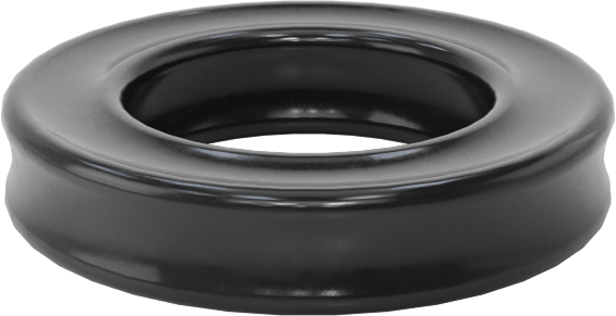 Kimyasala Dayanıklı Viton® Floroelastomer O-Ring, X Profilli, 1/16 Kesirli Genişlik, Dash Numarası 009