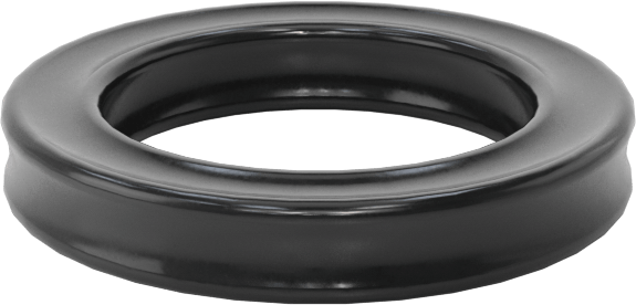 Kimyasala Dayanıklı Viton® Floroelastomer O-Ring, X Profilli, 1/16 Kesirli Genişlik, Dash Numarası 011