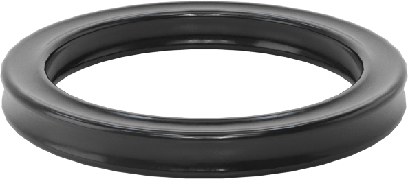 Kimyasala Dayanıklı Viton® Floroelastomer O-Ring, X Profilli, 1/16 Kesirli Genişlik, Dash Numarası 014