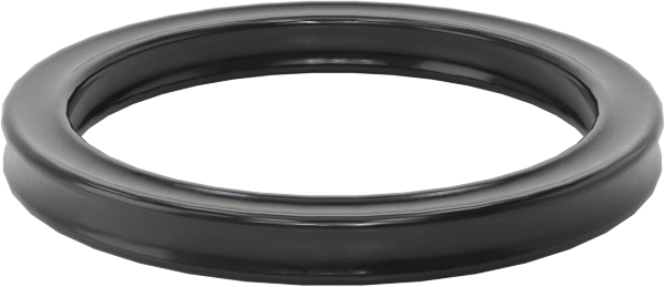 Kimyasala Dayanıklı Viton® Floroelastomer O-Ring, X Profilli, 1/16 Kesirli Genişlik, Dash Numarası 015