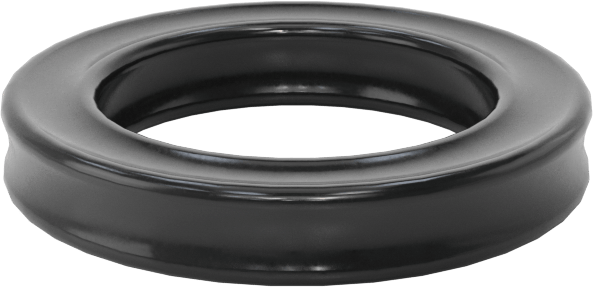 Kimyasala Dayanıklı Viton® Floroelastomer O-Ring, X Profilli, 3/32 Kesirli Genişlik, Dash Numarası 111