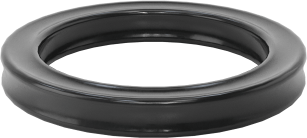 Kimyasala Dayanıklı Viton® Floroelastomer O-Ring, X Profilli, 3/32 Kesirli Genişlik, Dash Numarası 114