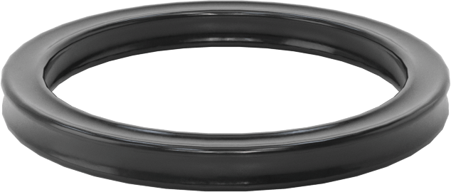 Kimyasala Dayanıklı Viton® Floroelastomer O-Ring, X Profilli, 3/32 Kesirli Genişlik, Dash Numarası 118