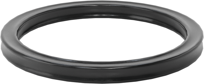 Kimyasala Dayanıklı Viton® Floroelastomer O-Ring, X Profilli, 3/32 Kesirli Genişlik, Dash Numarası 121