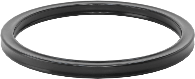 Kimyasala Dayanıklı Viton® Floroelastomer O-Ring, X Profilli, 3/32 Kesirli Genişlik, Dash Numarası 125