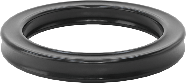 Kimyasala Dayanıklı Viton® Floroelastomer O-Ring, X Profilli, 1/8 Kesirli Genişlik, Dash Numarası 212