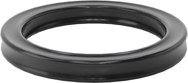 Kimyasala Dayanıklı Viton® Floroelastomer O-Ring, X Profilli, 1/8 Kesirli Genişlik, Dash Numarası 213