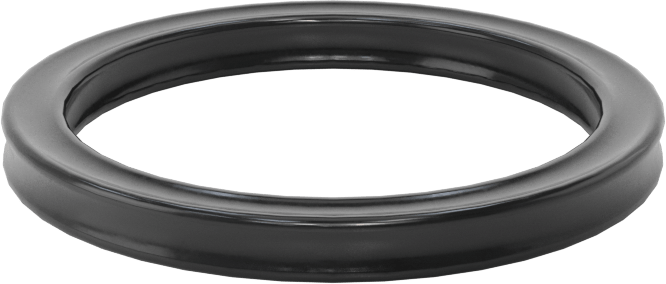 Kimyasala Dayanıklı Viton® Floroelastomer O-Ring, X Profilli, 1/8 Kesirli Genişlik, Dash Numarası 217