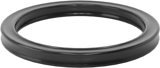 Kimyasala Dayanıklı Viton® Floroelastomer O-Ring, X Profilli, 1/8 Kesirli Genişlik, Dash Numarası 218