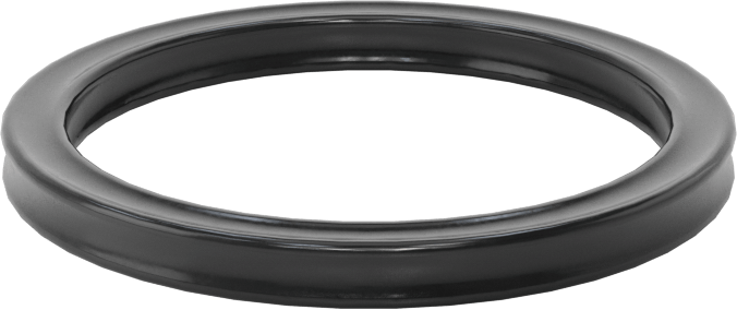 Kimyasala Dayanıklı Viton® Floroelastomer O-Ring, X Profilli, 1/8 Kesirli Genişlik, Dash Numarası 219