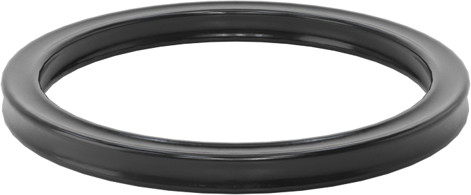 Kimyasala Dayanıklı Viton® Floroelastomer O-Ring, X Profilli, 1/8 Kesirli Genişlik, Dash Numarası 221