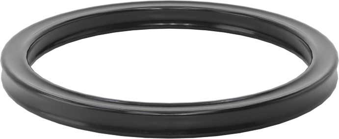 Kimyasala Dayanıklı Viton® Floroelastomer O-Ring, X Profilli, 1/8 Kesirli Genişlik, Dash Numarası 222