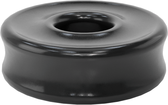 Kimyasala Dayanıklı Viton® Floroelastomer O-Ring, X Profilli, 1/16 Kesirli Genişlik, Dash Numarası 004