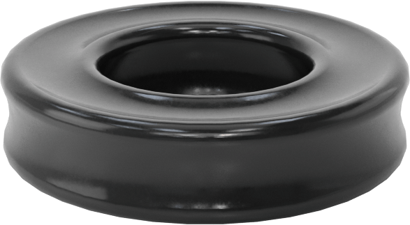 Kimyasala Dayanıklı Viton® Floroelastomer O-Ring, X Profilli, 1/8 Kesirli Genişlik, Dash Numarası 203