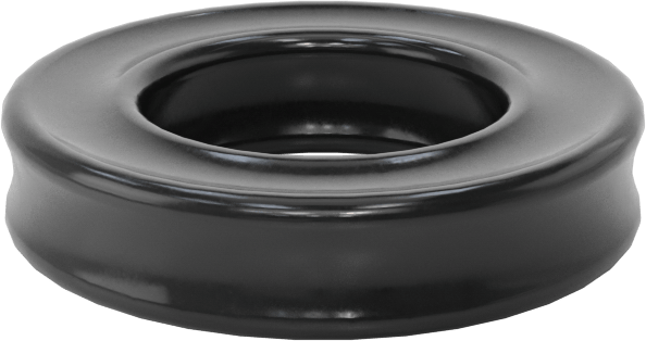 Kimyasala Dayanıklı Viton® Floroelastomer O-Ring, X Profilli, 1/8 Kesirli Genişlik, Dash Numarası 204