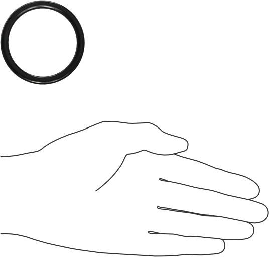 Kimyasala Dayanıklı Viton® Floroelastomer O-Ring, X Profilli, 3/16 Kesirli Genişlik, Dash Numarası 328