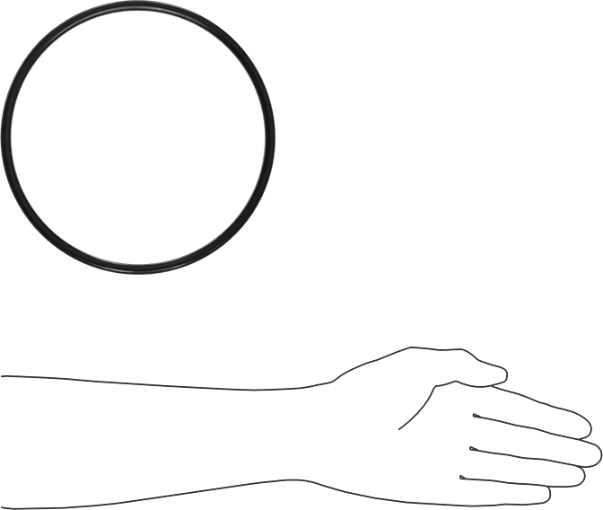 Kimyasala Dayanıklı Viton® Floroelastomer O-Ring, X Profilli, 1/4 Kesirli Genişlik, Dash Numarası 441