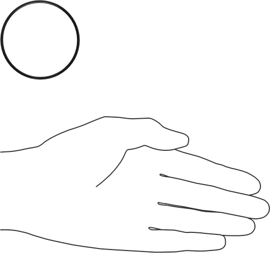 Kimyasala Dayanıklı Viton® Floroelastomer O-Ring, X Profilli, 1/16 Kesirli Genişlik, Dash Numarası 033