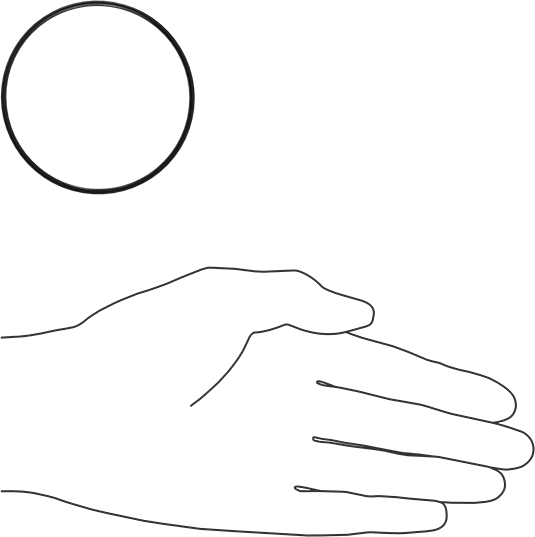 Kimyasala Dayanıklı Viton® Floroelastomer O-Ring, X Profilli, 1/16 Kesirli Genişlik, Dash Numarası 037