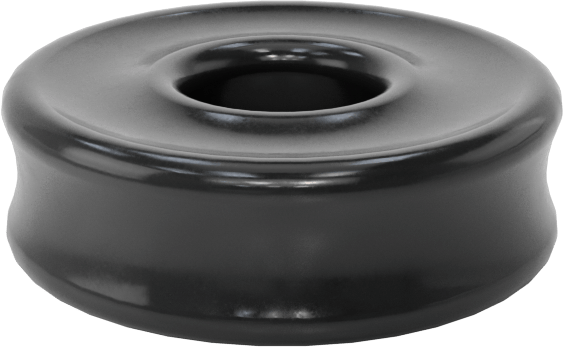 Kimyasala Dayanıklı Viton® Floroelastomer O-Ring, X Profilli, 3/32 Kesirli Genişlik, Dash Numarası 104