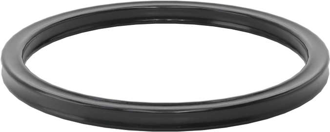 Kimyasala Dayanıklı Viton® Floroelastomer O-Ring, X Profilli, 3/32 Kesirli Genişlik, Dash Numarası 126