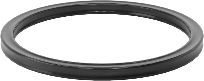 Kimyasala Dayanıklı Viton® Floroelastomer O-Ring, X Profilli, 3/32 Kesirli Genişlik, Dash Numarası 127