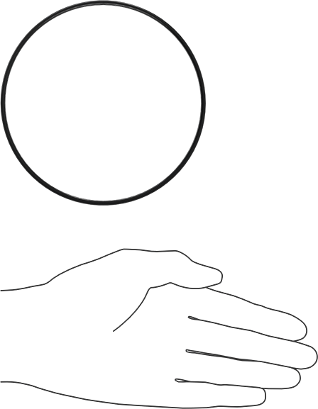 Kimyasala Dayanıklı Viton® Floroelastomer O-Ring, X Profilli, 3/32 Kesirli Genişlik, Dash Numarası 157