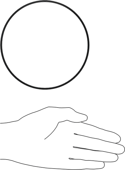 Kimyasala Dayanıklı Viton® Floroelastomer O-Ring, X Profilli, 3/32 Kesirli Genişlik, Dash Numarası 159