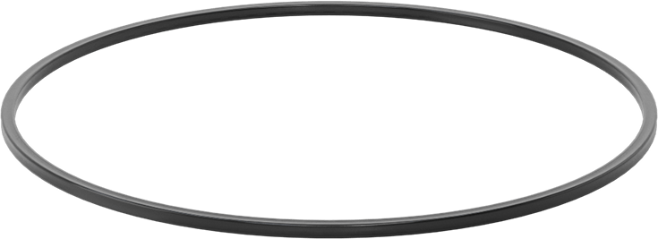 Kimyasala Dayanıklı Viton® Floroelastomer O-Ring, X Profilli, 1/8 Kesirli Genişlik, Dash Numarası 260