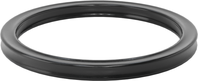 Kimyasala Dayanıklı Viton® Floroelastomer O-Ring, X Profilli, 3/16 Kesirli Genişlik, Dash Numarası 331