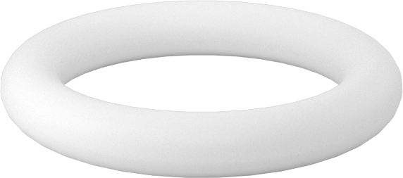 Ultra Kimyasala Dayanıklı Sert PTFE O-Rings, Düz Dişli Bağlantılar İçin, Dash No. 903
