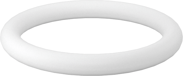 Ultra Kimyasala Dayanıklı Sert PTFE O-Rings, Düz Dişli Bağlantılar İçin, Dash No. 909